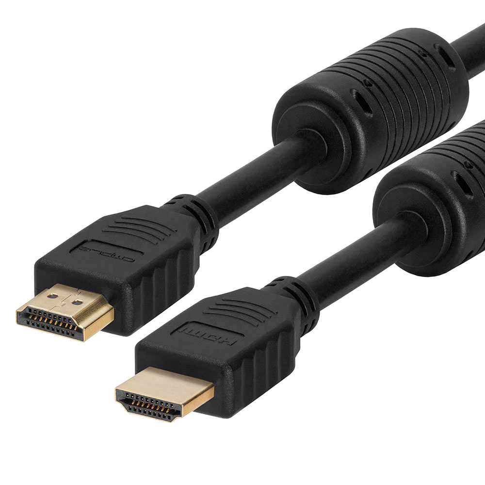 28 AWG High Speed HDMI Cable with Ethernet and Ferrite – 1.5 Feet