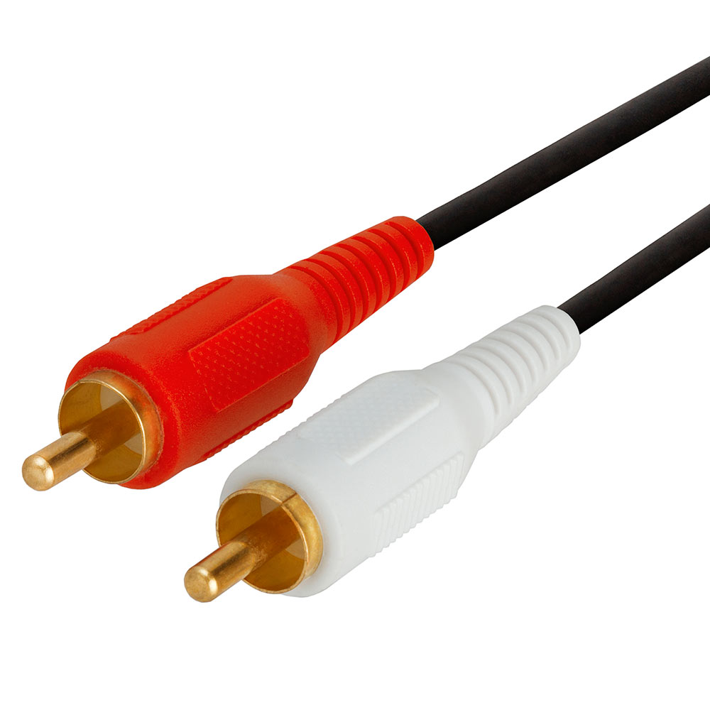 RCA Male to Gold Cable - 1.5Feet