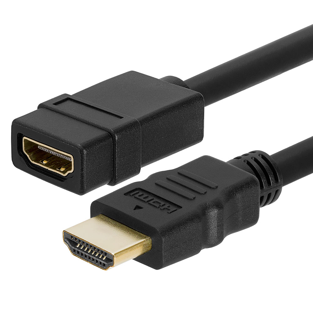 Knipperen Citaat Picasso HDMI Cable M-F Extension Gold Plated Connectors - 1.5Feet