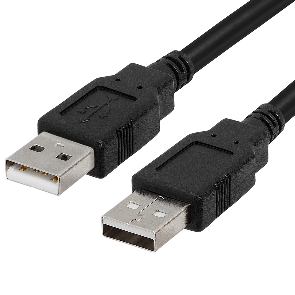 wekelijks gesponsord Skalk USB 2.0 A Male To A Male High-Speed 480 Mbps Cable - 6Feet Black