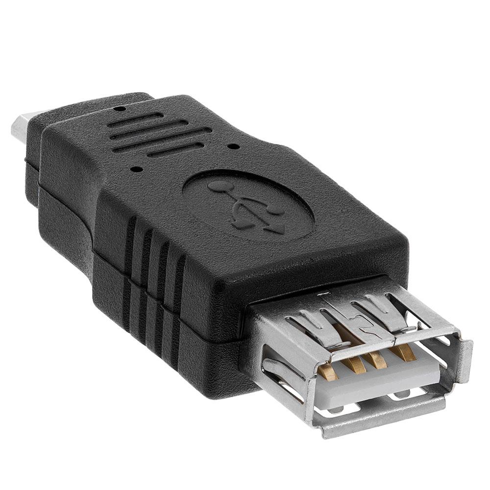 USB 2.0 A Female to Micro B Male