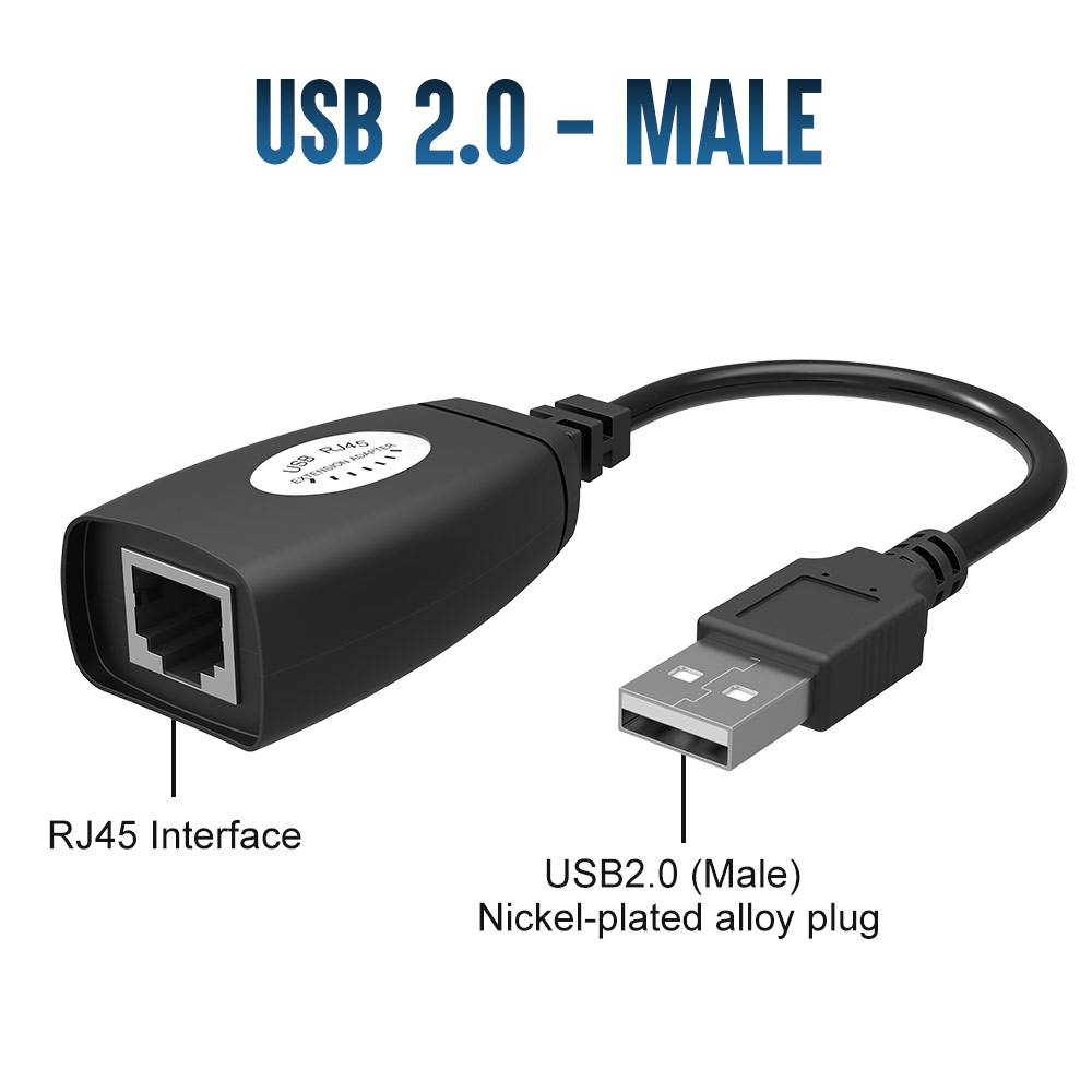 USB RJ45 Extension adapter