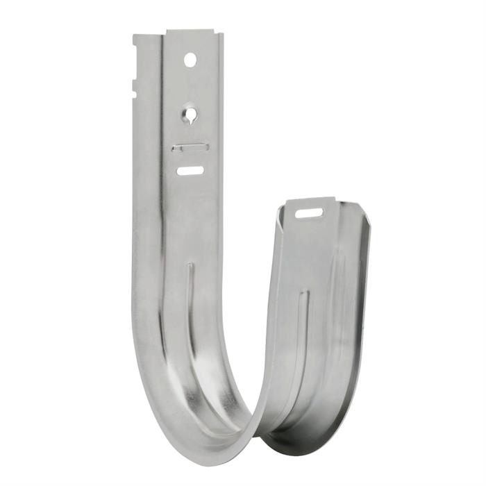 J- Hooks, Wall Mount, 3/4 Inch, includes retainer clips, galvanized steel,  25/box, price/box, JHWM34 - Fastercable