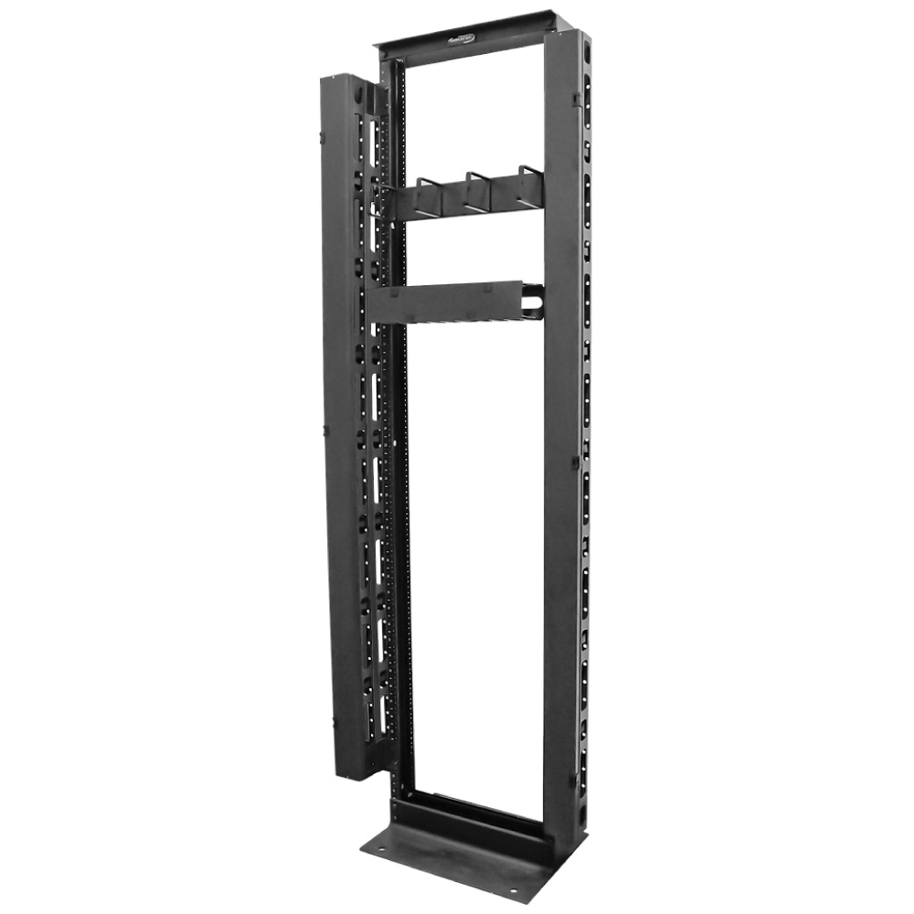 Wavenet 3049-N 78 Plastic Double Sided Vertical Cable Manager, Black